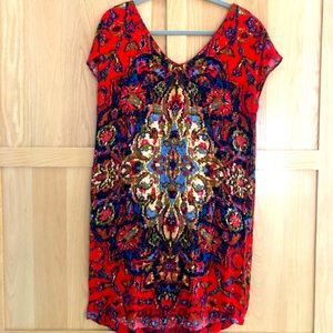Anthropologie bohemian dress